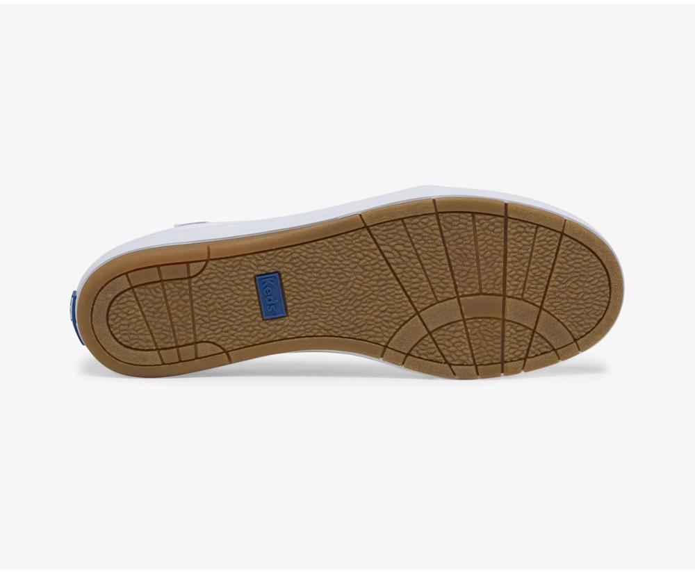 Slip Ons Keds Mujer Blancos - Carmel - 0693-DGEFJ